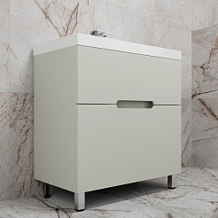 Style Line Тумба под раковину Матис 80 олива – фотография-4